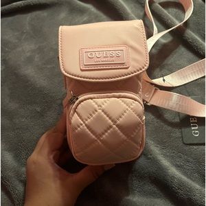 Guess quilted phone crossbody